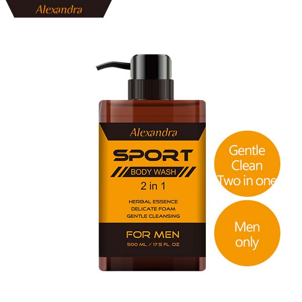 Two-in-one shampoo and shower gel-for men